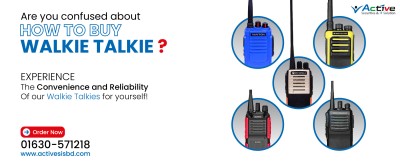 Best High Range Walkie Talkie Prices in Bangladesh | Active Force